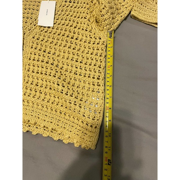 Vince - Women's Crochet Cardigan/ Beige / XS / NWT - Picture 4 of 9